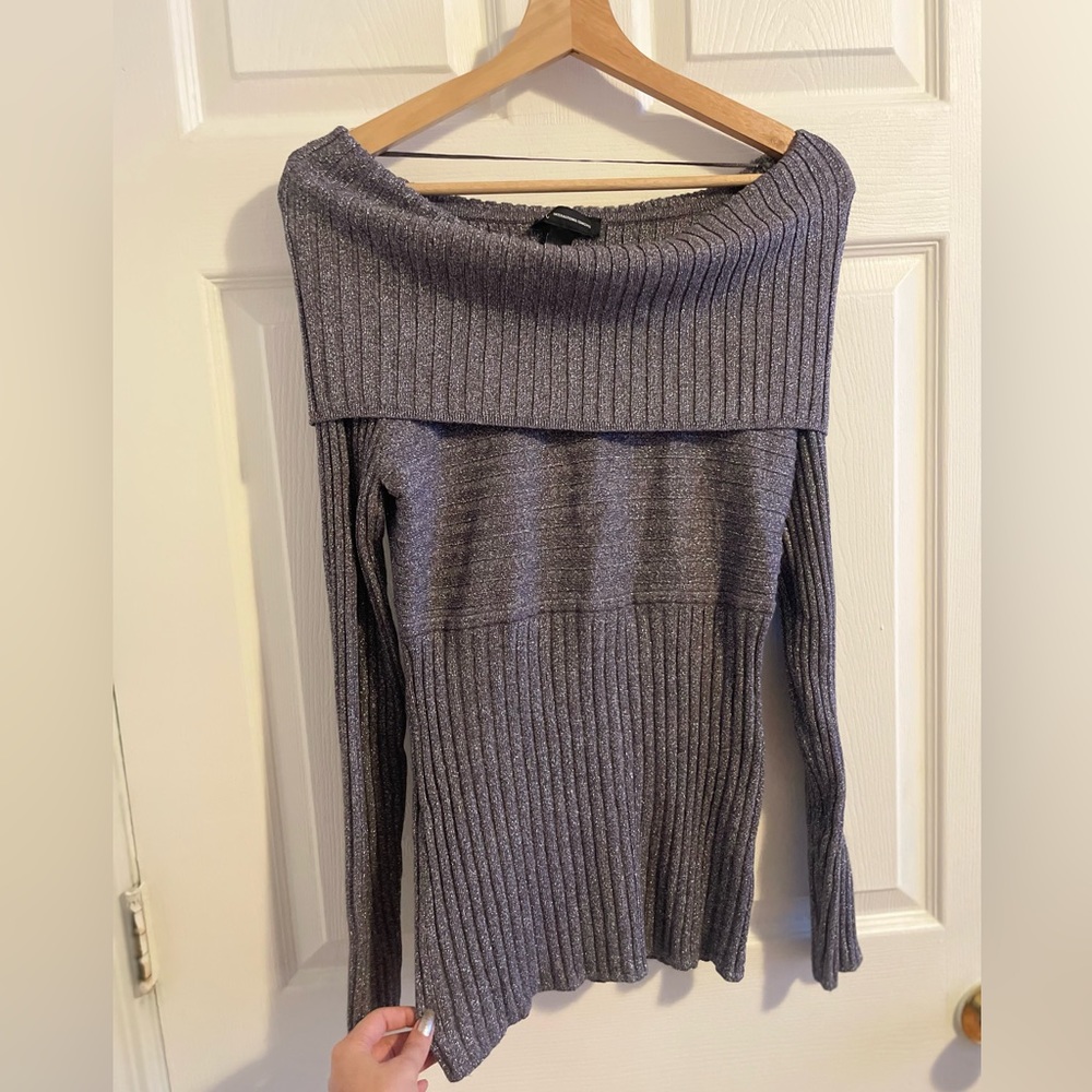 Sparkling off shoulder top